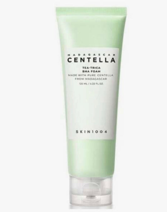 SKIN1004 Tea-Trica BHA Foam limpiador para piel grasa.