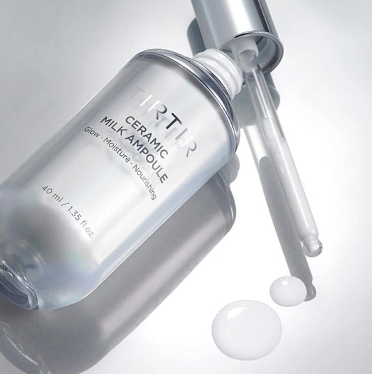 Ampoule con ceramidas, aminoácidos y extractos vegetales