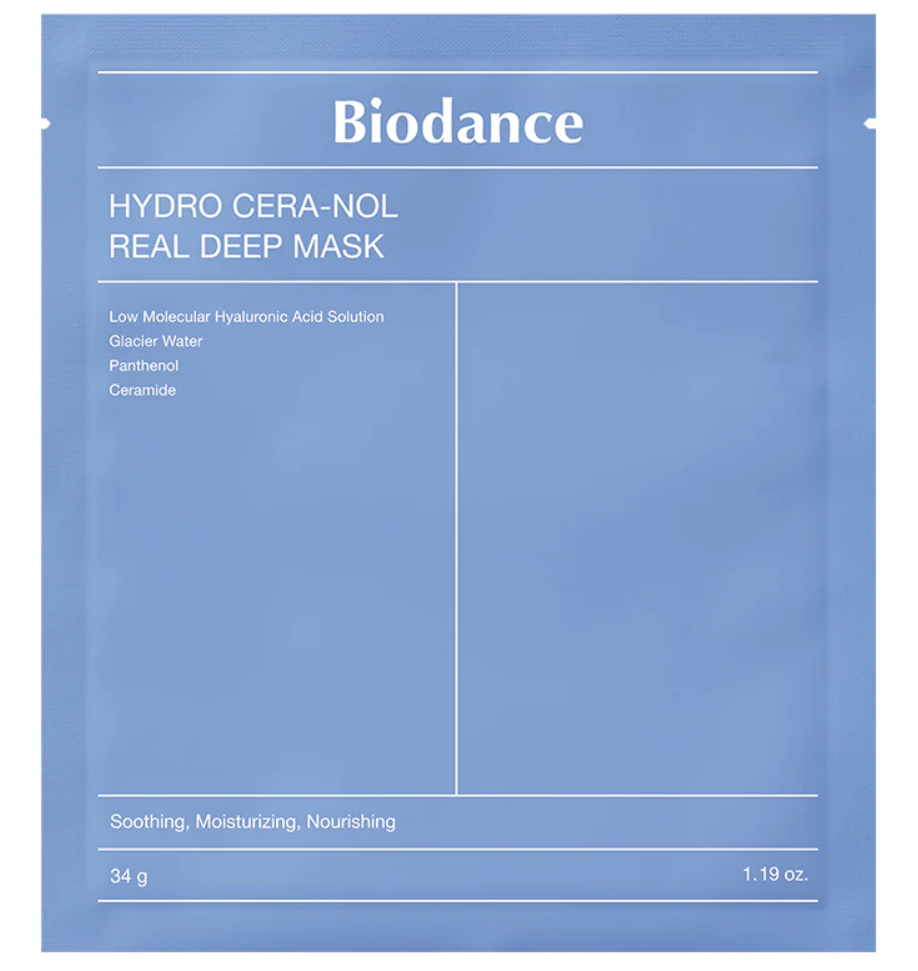 Biodance Hydro Cera-Nol Mask – Moisturizing Korean sheet mask with ceramides and hyaluronic acid