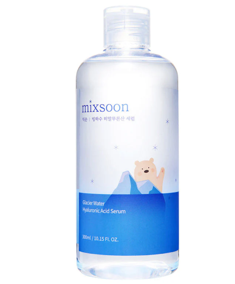 Mixsoon Glacier Water Hyaluronic Serum – Deep hydrating Korean serum with glacier water and hyaluronic acid
