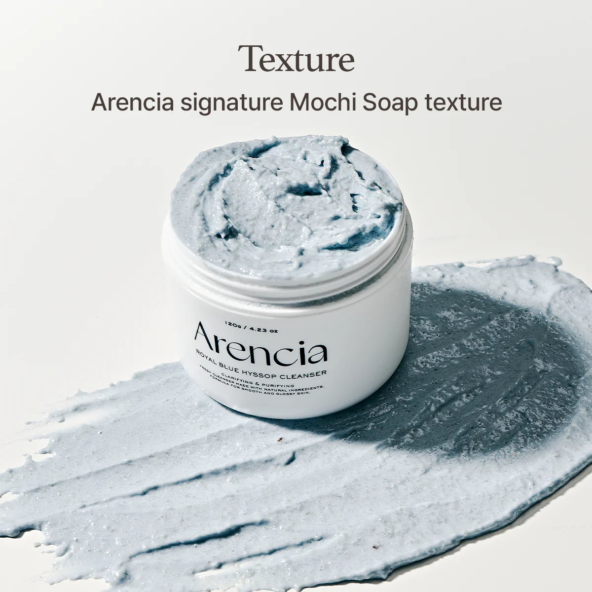 Blue Hyssop Rice Mochi Cleanser