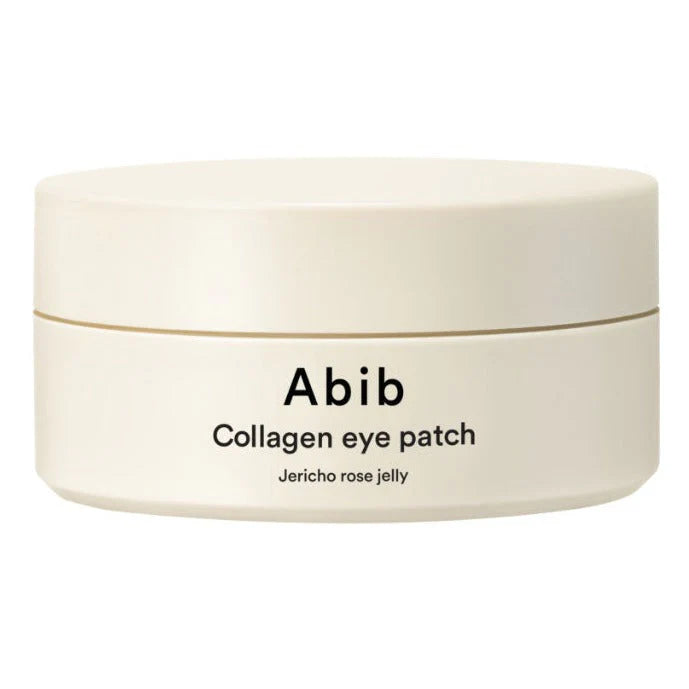 Abib Collagen Eye Patch Jericho Rose Jelly – cooling under-eye gel patches in clear packaging