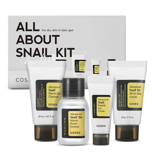 COSRX Advanced Snail Kit – complete snail mucin skincare set for repair & hydration