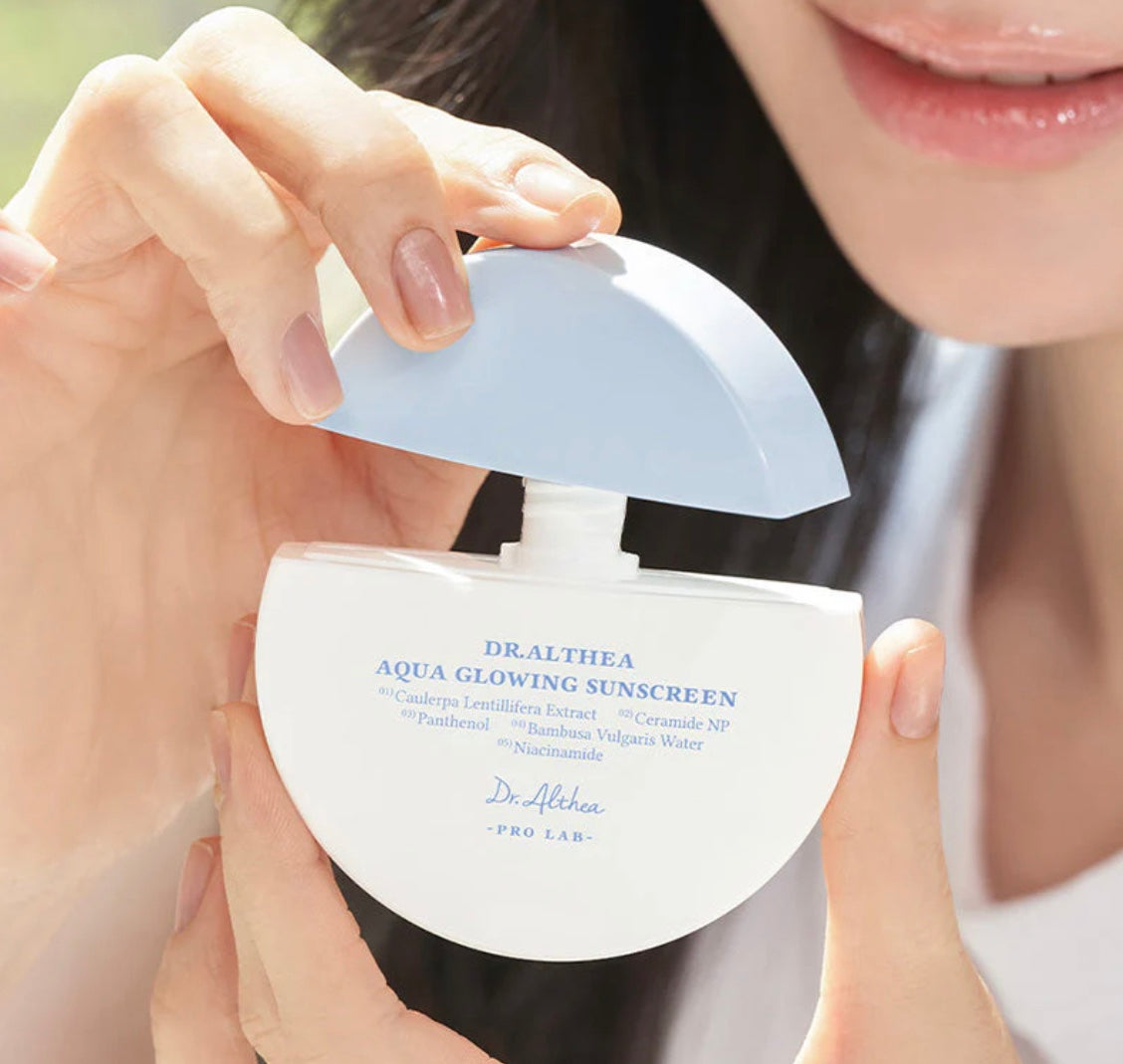 Protector solar coreano ligero con ceramidas y niacinamida de Dr. Althea.