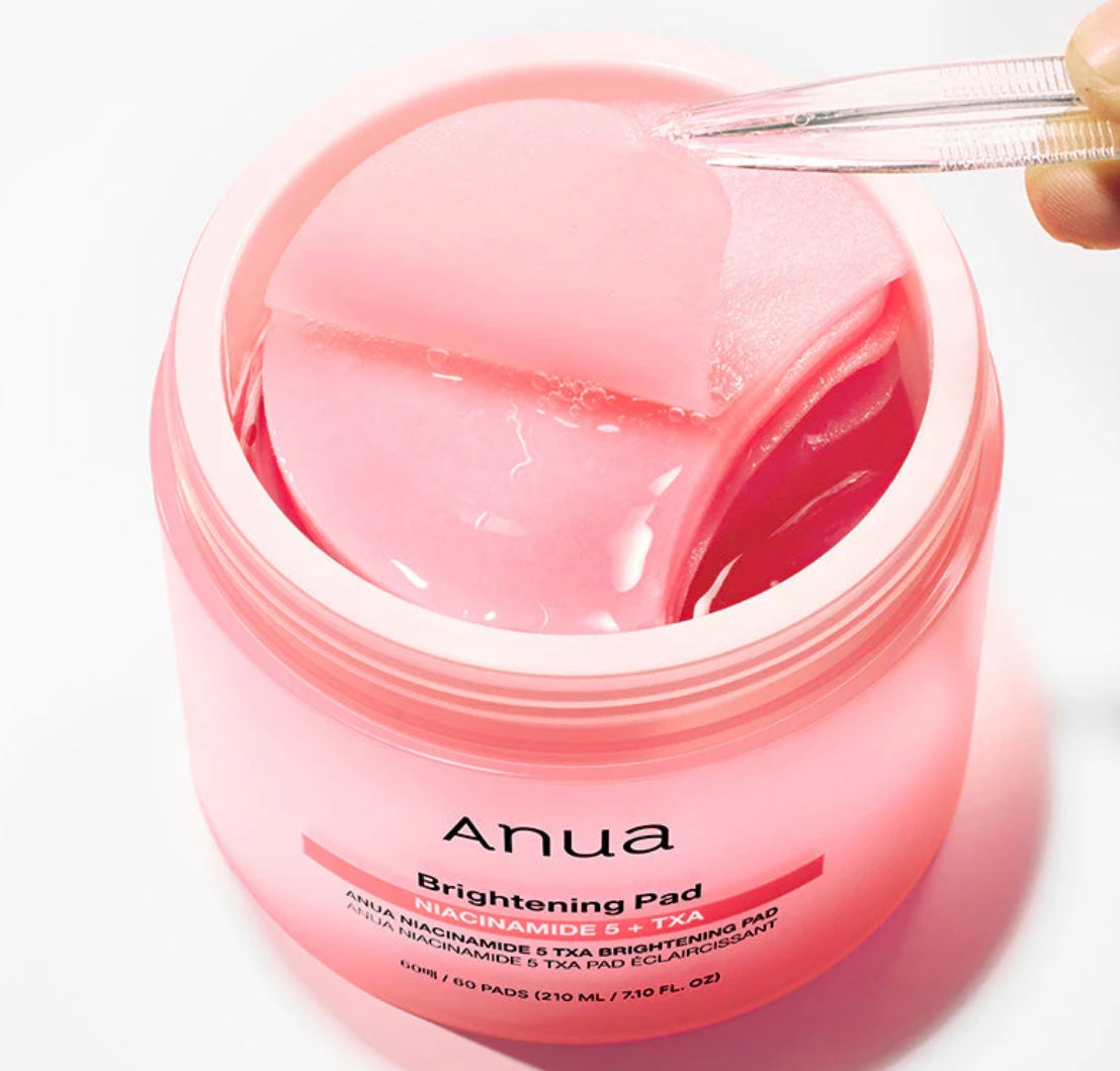 Pad colocado sobre la piel para mostrar su ajuste y tamaño.