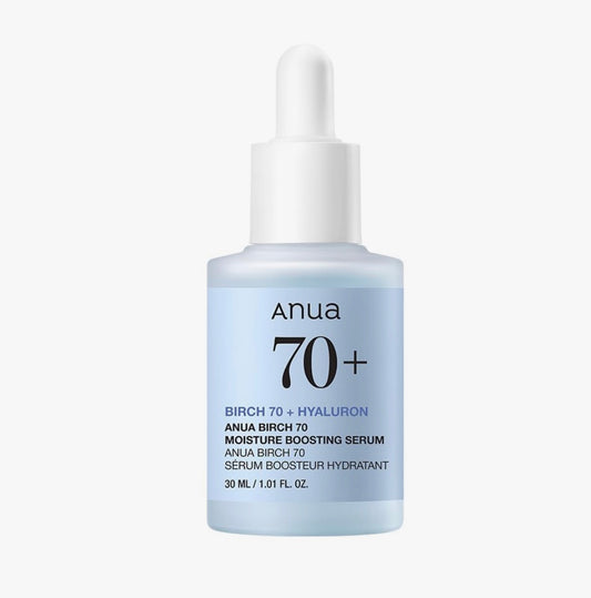 Serum Anua Birch Moisture Boosting Serum en su envase sobre fondo blanco.