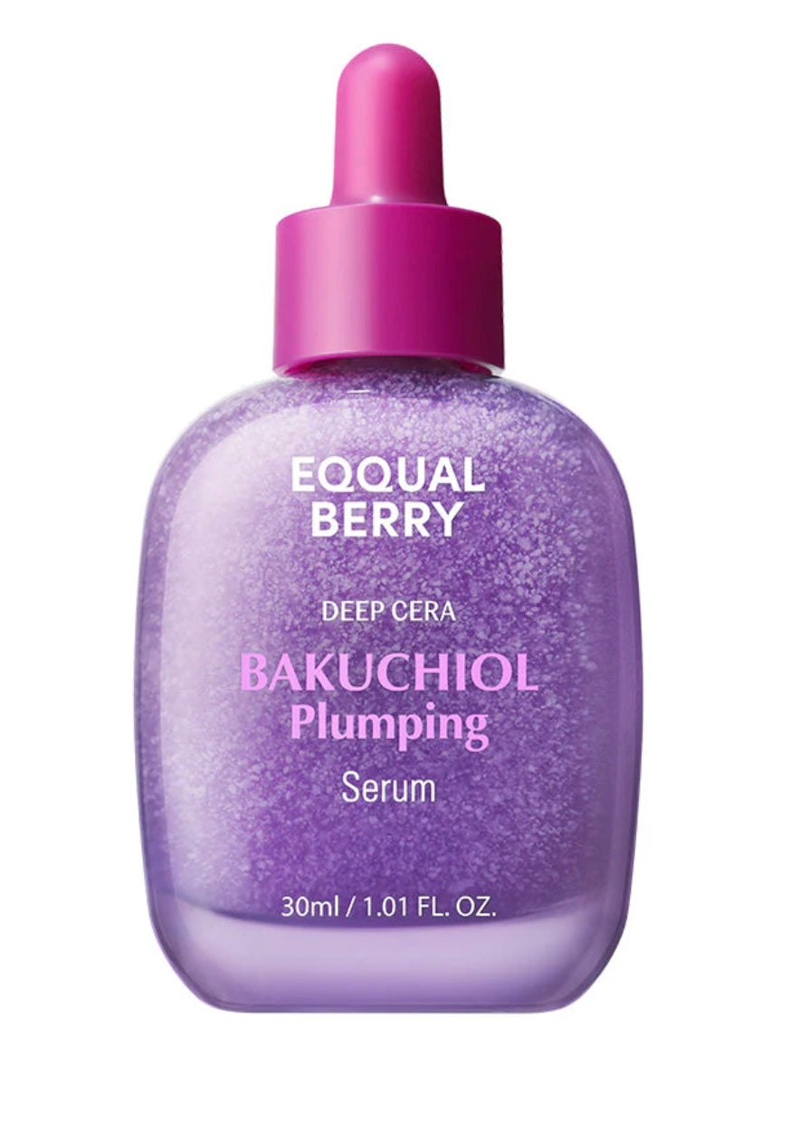 EQQUALBERRY Bakuchiol Plumping Serum – sérum rellenador antiedad con bakuchiol.