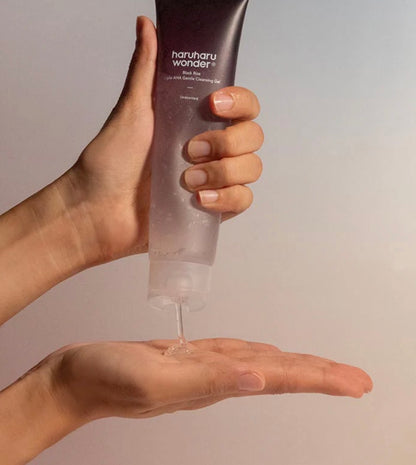 Aplicación del limpiador Black Rice HaruHaru