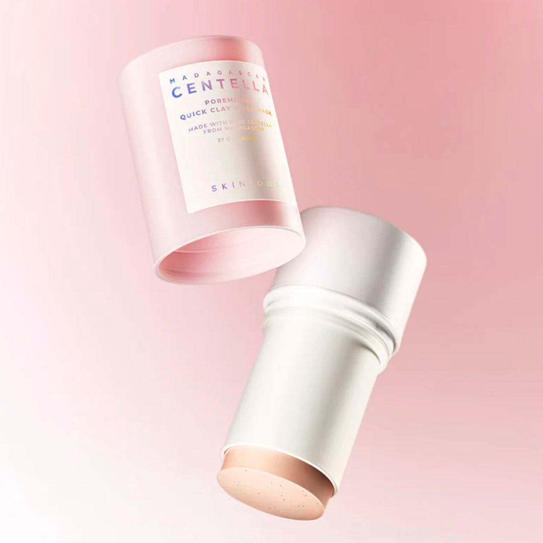 Mascarilla de arcilla coreana con sal rosada del Himalaya y extracto de centella asiática