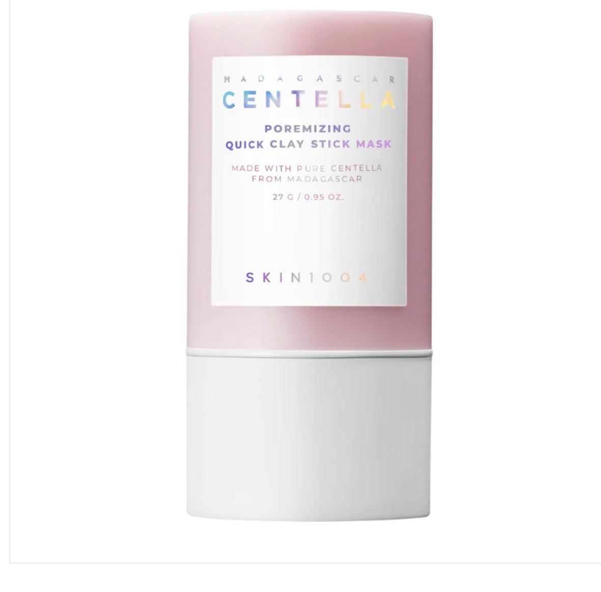 Mascarilla en barra Skin1004 Madagascar Centella Poremizing Quick Clay Stick Mask, purifica y calma la piel