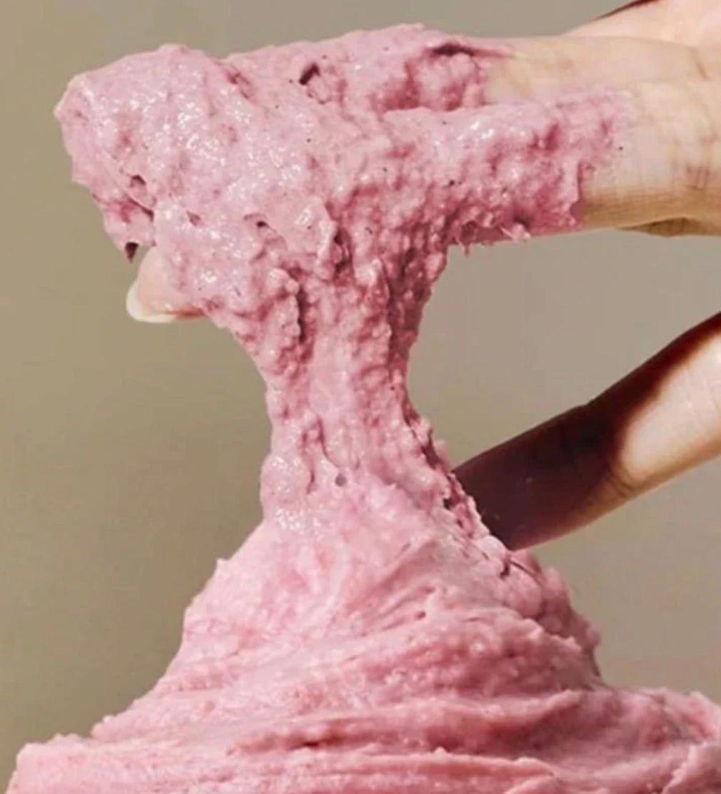 Fresh Rosehip Rice Mochi Cleanser de Arencia – textura cremosa y nutritiva.