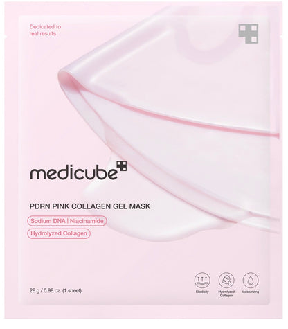 Medicube PDRN Pink Collagen Gel Mask – mascarilla en gel con PDRN y colágeno.