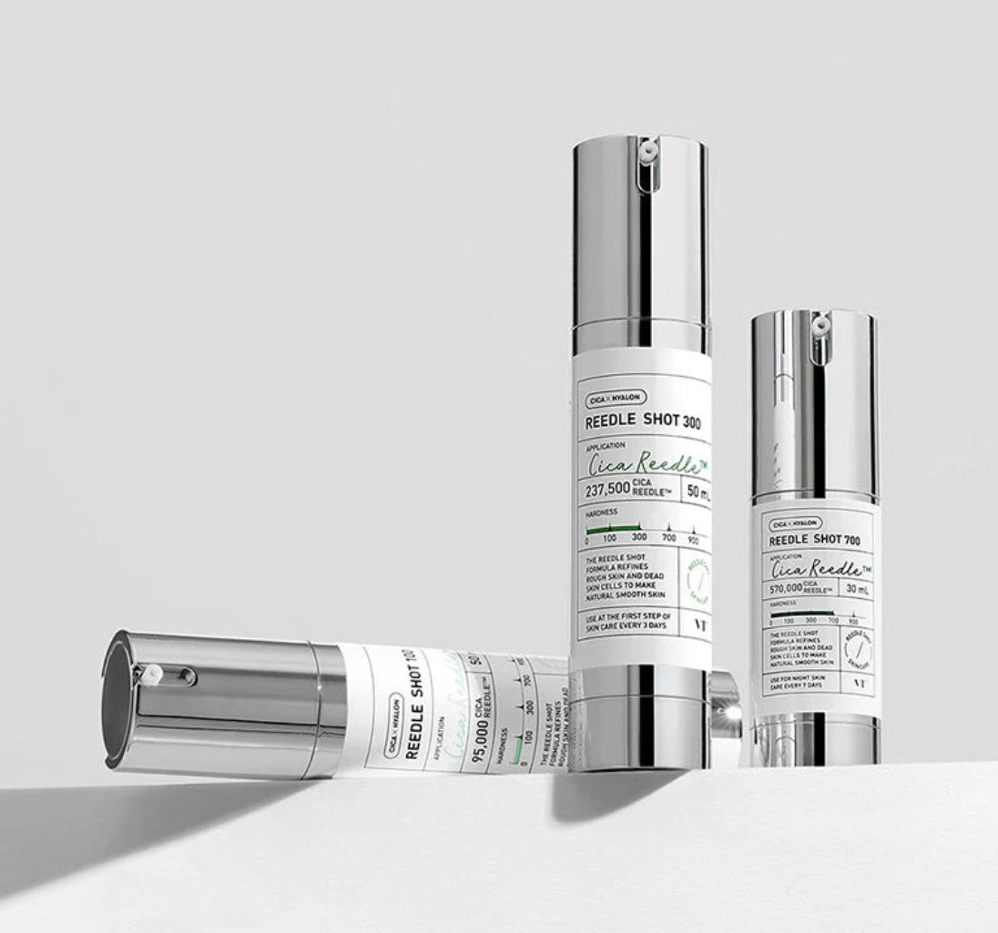 Textura del VT Reedle Shot 300 – fórmula ligera para renovación y calma.