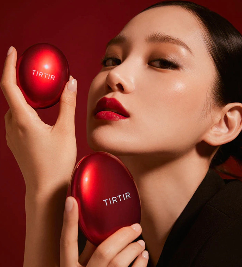 Presentación de la TirTir Mask Fit Red Cushion – estuche y producto.