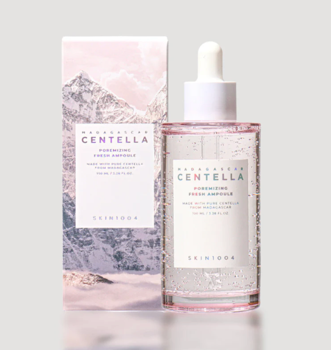 Serum coreano con sal rosada del Himalaya y centella asiática de Madagascar