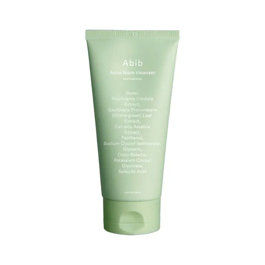 ABIB Heartleaf Foam Cleanser – Korean acne face wash for sensitive skin