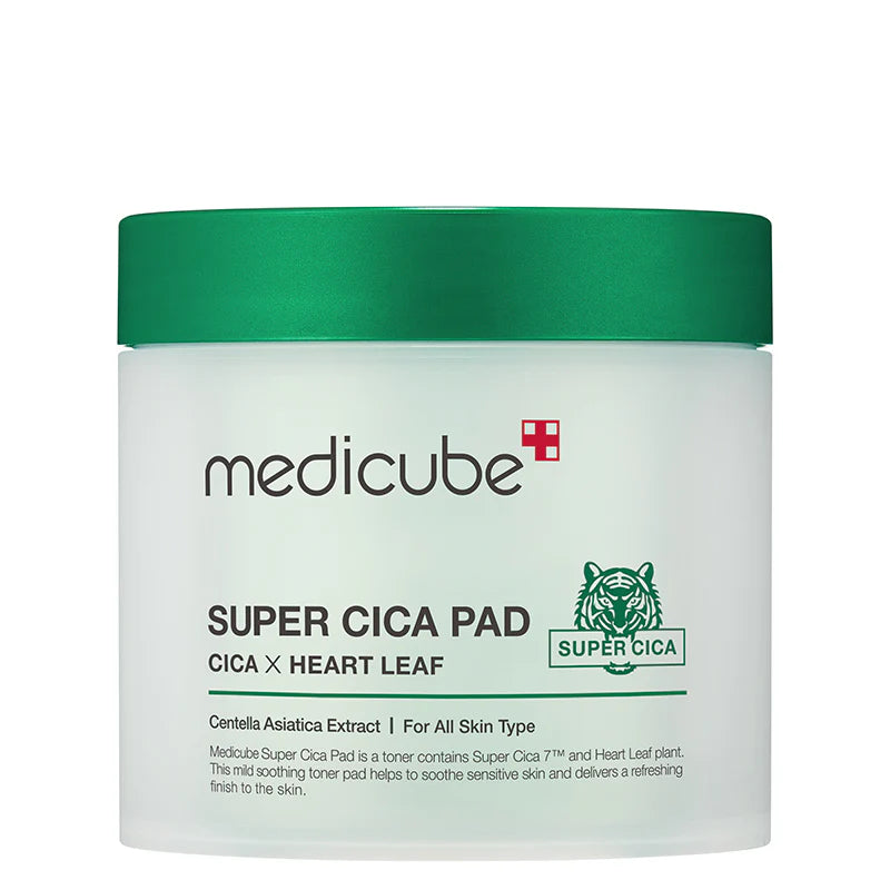 Medicube Super Cica Toner Pad – soothing daily toner pads with calming Cica complex
