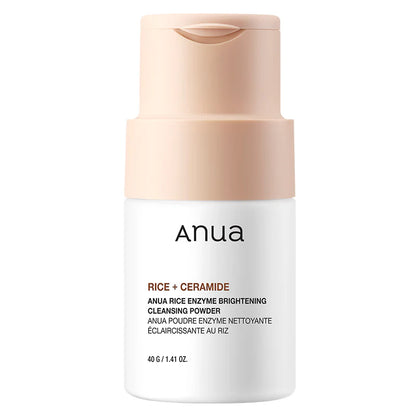 ANUA Rice Enzyme Brightening Cleansing Powder – fine exfoliating cleanser in eco-friendly jar