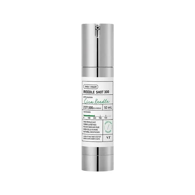 VT Reedle Shot 300 – light serum bottle featuring microneedle delivery system